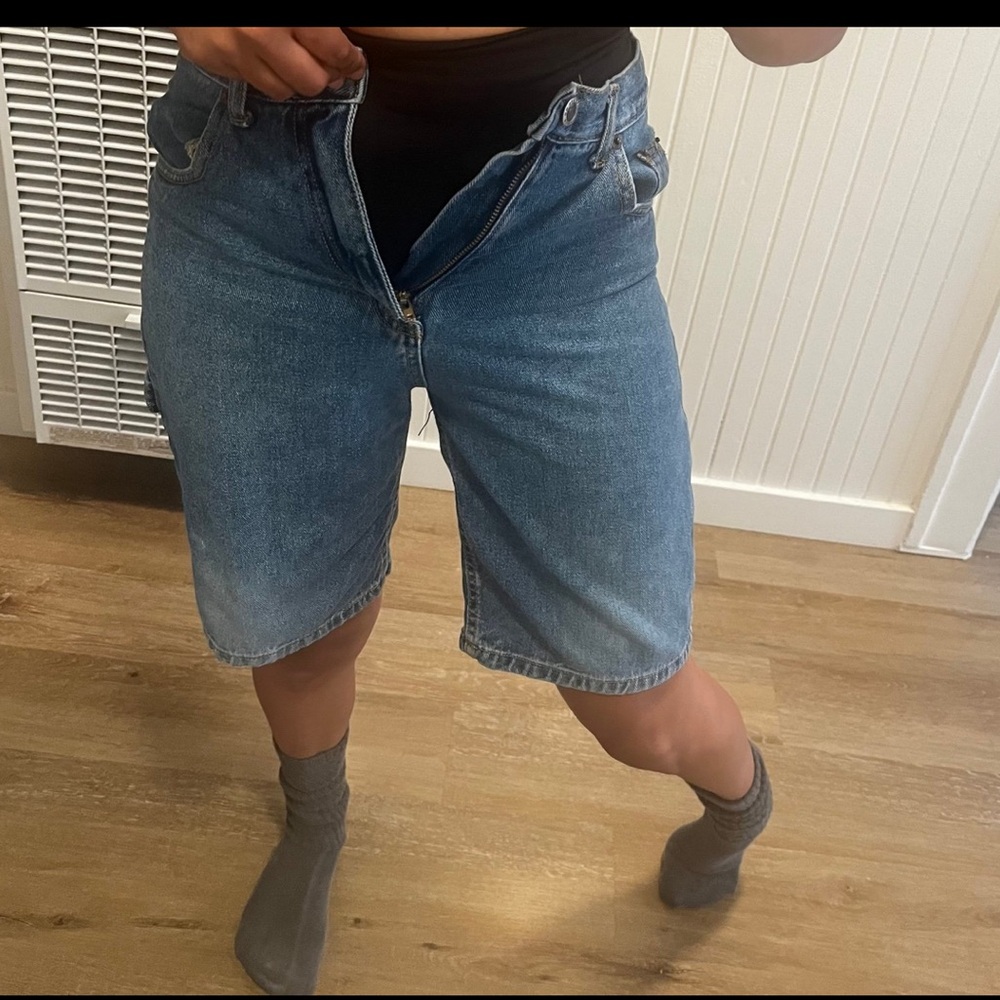 Route 66 Blue Women's Bermuda Shorts